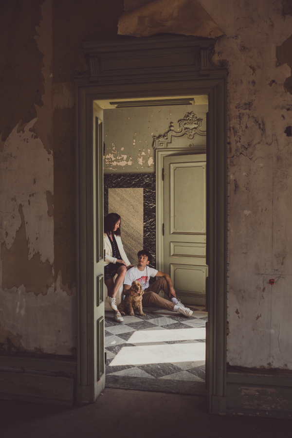 Reportage photos de famille lifestyle au Château Burrus